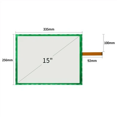 Fujitsu 15" 7-проводное стекло с сенсорным экраном N010-0510-T239