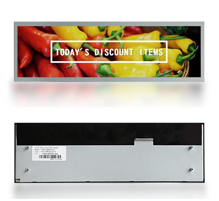 15.3inch Stretch Bar LCD Display Panel Screen
